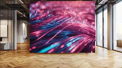 fiber optic cables background Wall mural