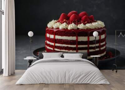 red velvet cake Wall mural