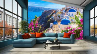 Santorini island, Greece. Wall mural