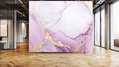 Pink and Gold Marble Texture Wall mural