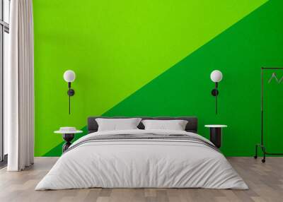 cardboard, green and light green Wall mural