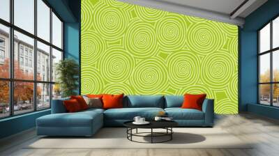 Seamless abstract hand drawn pattern Wall mural