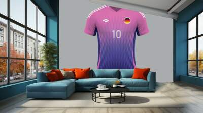 3d realistic soccer away jersey Germany national team 2024 Wall mural