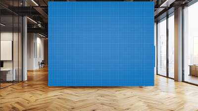 Blueprint digital paper background. Grid vector background Wall mural