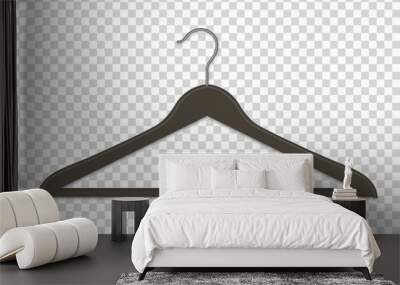 clothes  hanger isolated Wall mural