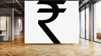 Currency symbol icon Wall mural