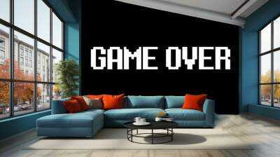 game over pixel background Wall mural