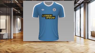 Realistic soccer shirt 2020 Wall mural