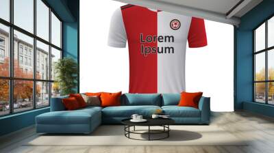 Realistic soccer shirt Feyenoord Wall mural