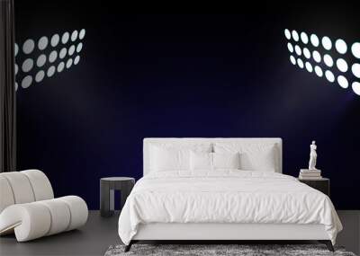 Soccer stadium light Wall mural