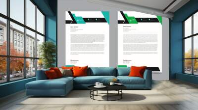 Letterhead Bundle Wall mural