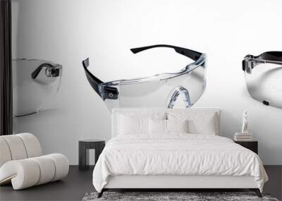 Safety glasses isolated on a transparent background 
 Wall mural