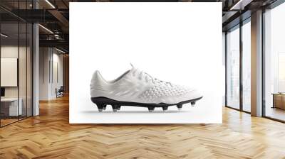 Soccer Shoe is isolated on a transparent background. Wall mural