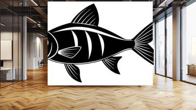 Discover the Beauty of Tetra Fish A Guide to Vector Illustrations Wall mural