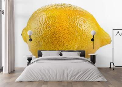 Lemon isolated on white background. Clipping path. Full depth of field. Wall mural