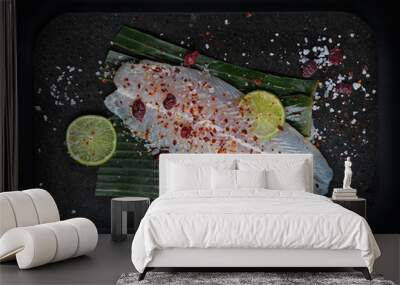 Fish fillet Wall mural