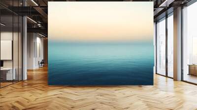 A simple gradient transitioning from a light to dark shade, creating a calm and soothing backdrop Wall mural