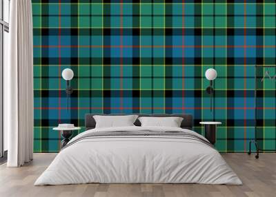 Forsyth Ancient Tartan Seamless Pattern - Repeating pattern design of Ancient tartan Wall mural