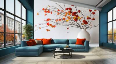 Minimalist and unique interior design in the house Wall mural