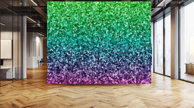 Ombre Crystal Texture - Sparkling crystal texture in colorful ombre gradients	 Wall mural