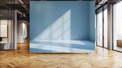 room with wooden floor Wall mural