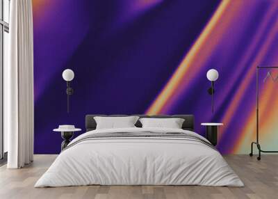 Gradient retro 80s vibrant color background. Noise grain dusty texture effect Wall mural