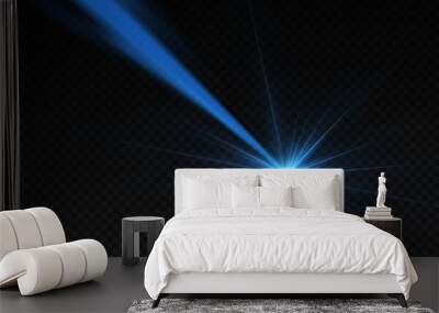 Abstract laser beam Wall mural