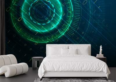 Abstract technology background Wall mural