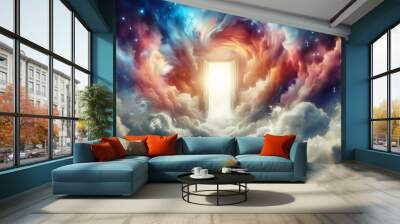 Portal of the universe Wall mural