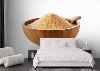 brown sugar on wooden bowl Wall mural