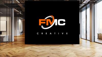 FMC Letter Initial Logo Design Template Vector Illustration	
 Wall mural