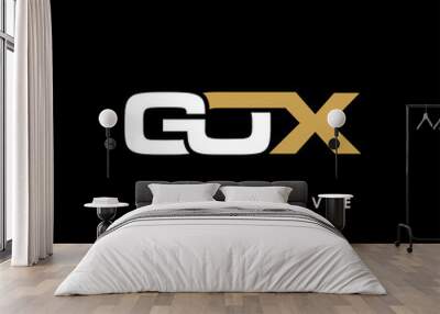 GOX Letter Initial Logo Design Template Vector Illustration Wall mural