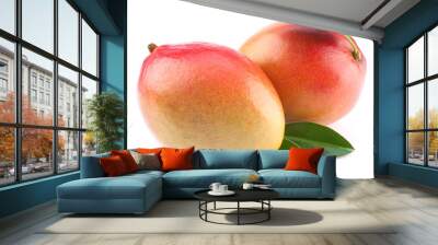 mango fruit isolated on white background Wall mural