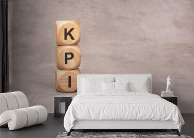 KPI Performance Measurement Blocks are vital for evaluating organizational performance Wall mural