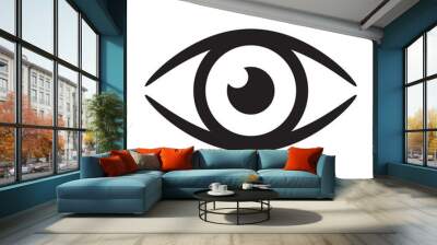 Eye icon, eye ball icon Wall mural