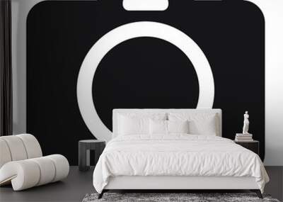 Photo camera vector icon Wall mural