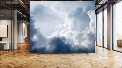 dramatic sky with stormy clouds Wall mural