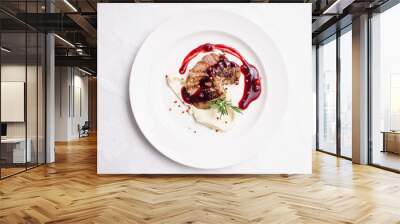 duck breast with sauce Wall mural