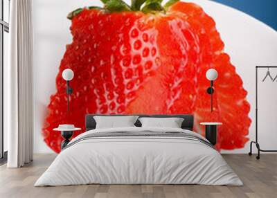 Fresh and tasty strawberries Wall mural