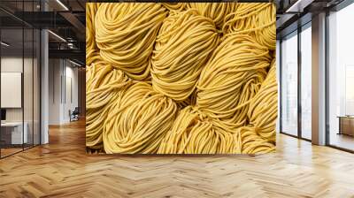 homemade raw noodles for ramen Wall mural