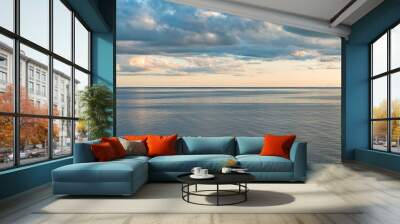 nice blue sea and sky Wall mural