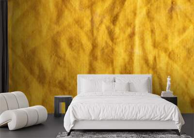 orange linen fabric background Wall mural