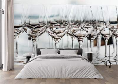 wine glasses Wall mural