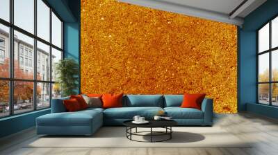 The texture of the cookies. Yellow-brown flour texture background Wall mural