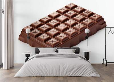 Delicious milk chocolate bar crafted with smooth texture and rich flavor ready to be enjoyed Wall mural