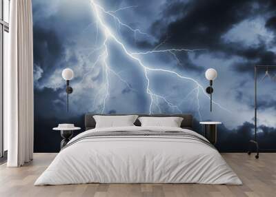 Lightning Wall mural