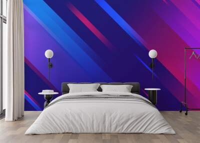 Dynamic abstract visuals Wall mural