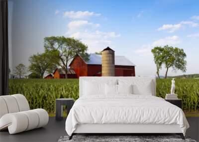 american countryside Wall mural