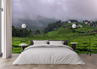 high-resolution stock photo collection of ooty's landscape showcases the serene beauty of the nilgir Wall mural