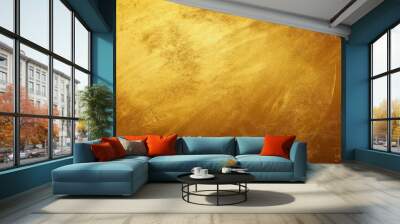 Gold material texture background. Generative AI Wall mural